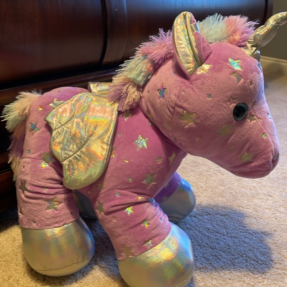 🎁 NWT beautiful Unicorn with wings Plush 21” - Picture 4 of 5